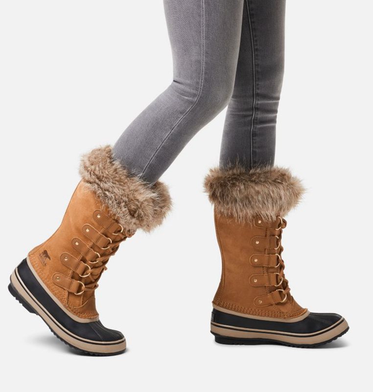 Womens Snow Boots Brown/Black - Sorel Joan of Arctic™ Low - 601-VNBLOG